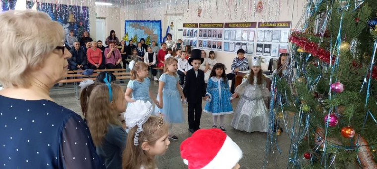 Новогодний праздник для 1- 4 классов.