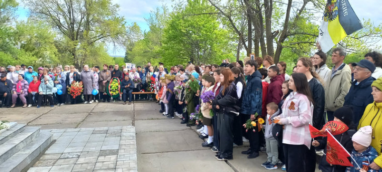 Митинг, посвященный знаменательной дате – 80-летию со дня Великой Победы!.
